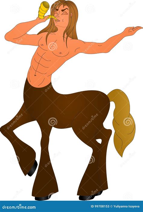 Centaur Stock Vector Illustration Of Male Mythological 99708153