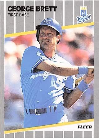 Amazon Fleer Baseball George Brett Kansas City Royals