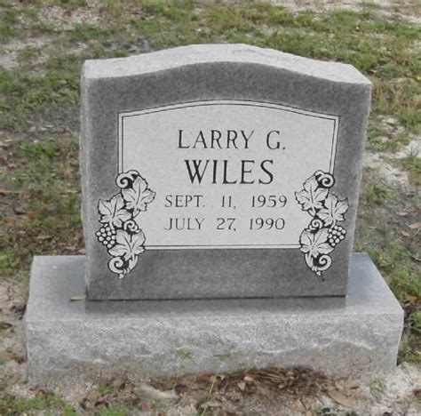 Larry George Wiles 1959 1990 Find A Grave Memorial