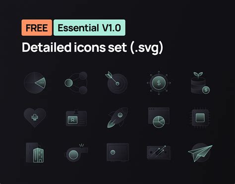 FREE 68 - icons.svg set by Vlad Udovenko on Dribbble