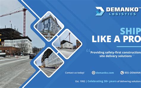 UNION CONSTRUCTION SITE DELIVERIES Demanko Logistics