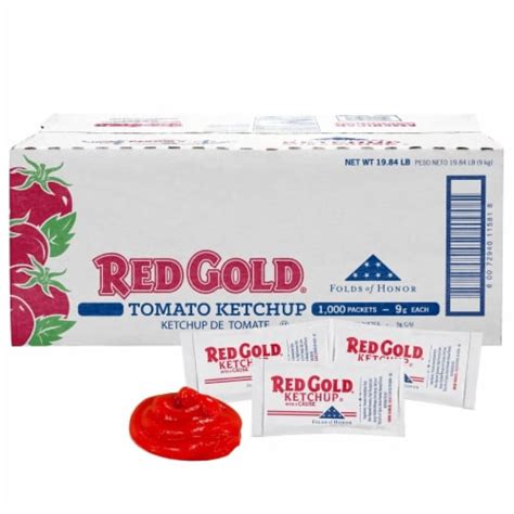 Red Gold Tomato Ketchup Single Serve Packets Count Unit Kroger