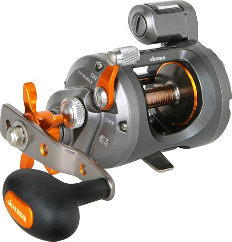 okuma stormrunner line counter trolling reel 6