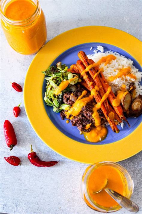 Homemade Carrot Hot Sauce Cooking Up Vegan