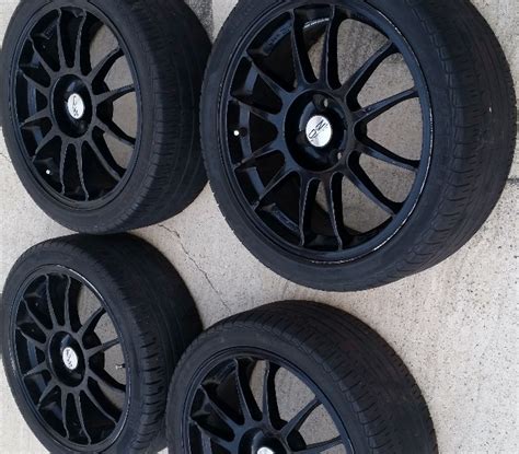 FS:: oz superleggera 17x7 +37 black - North American Motoring