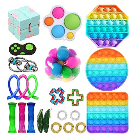 Other Sensory Toys Fidget Toys Anti Stress Set 5 Pack Adults Figet