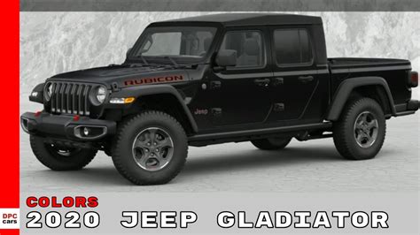 Jeep Gladiator Exterior Colors