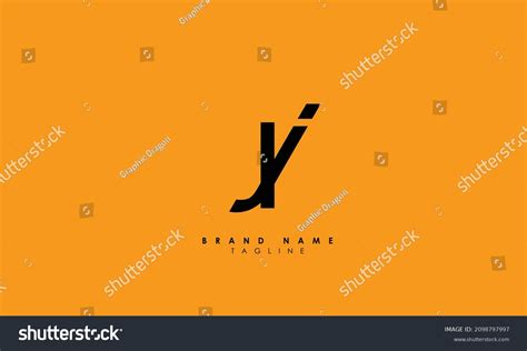 Alphabet Letters Initials Monogram Logo Ji Stock Vector Royalty Free