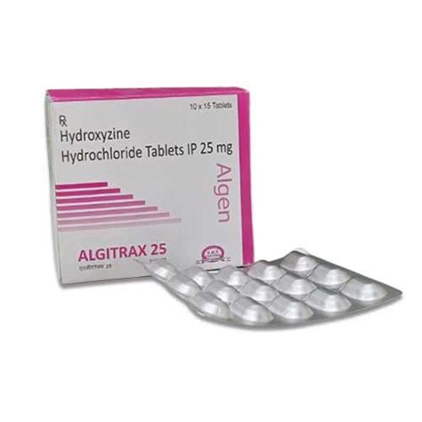 Hydroxyzine Hydrochirlode Tablets Manufacturer / Supplier and Franchise