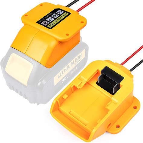 Power Wheel Adapter For Dewalt 20V 18V DCB200 DCB203 DCB205 DCB206