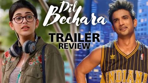 Dil Bechara Trailer Emotional Review Sushant Singh Rajput