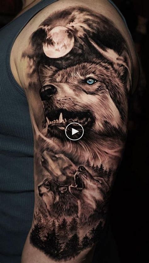 50 de los diseños de tatuajes de lobo más hermosos que Internet haya