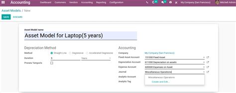 Asset Management Documentation In Odoo