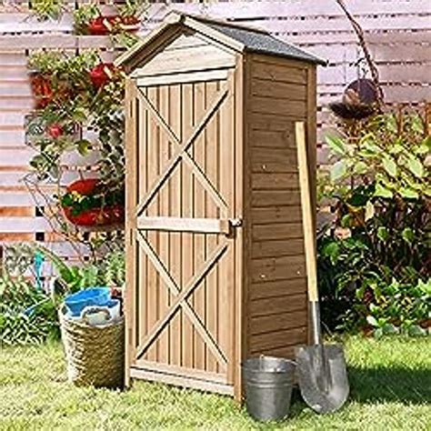 Rent To Own Livavege Outdoor Storage Cabinet With Corner Shelves