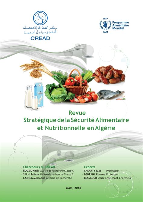 Pdf Revue Stratégique De La Sécurité Alimentaire Et Nutritionnelle En