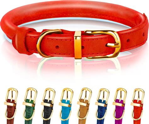 Oopsdoggy Rolled Leather Dog Collar Leather Puppy