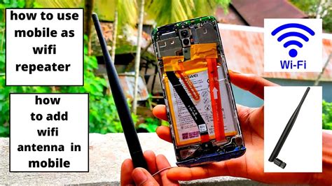 How To Make Wifi Booster Antenna For Mobile How To Use Mobile As