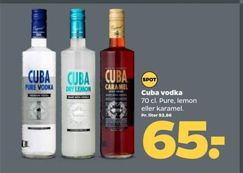 Cuba Vodka Tilbud Hos Netto