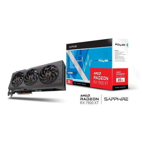 Sapphire Pulse Radeon Rx 7900 Xt 20gb Gddr6 Pci Express 40 X16 Atx