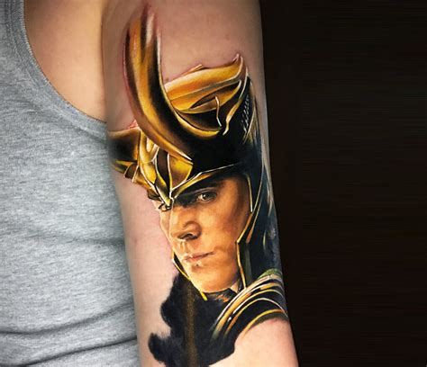 Loki Tattoo By Sergey Hoff Photo