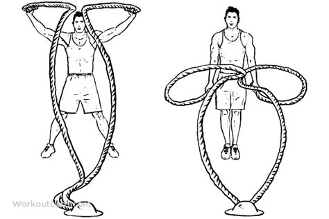 Battle Rope Jumping Jacks Workoutlabs