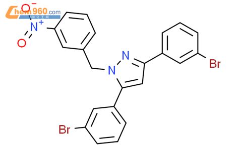 1007457 63 7 3 5 Bis 3 Bromo Phenyl 1 3 Nitro Benzyl 1H PyrazoleCAS