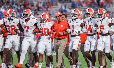 Clemson Releases Travel Roster For Miami Game The Tff News