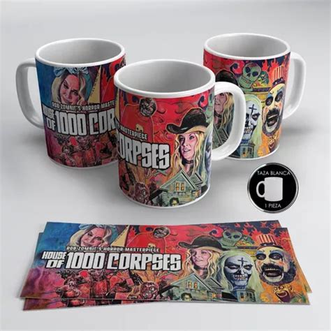 Taza Blanca 11 Oz House Of 1000 Corpses M01 1 Pz Meses Sin Interés