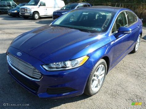 Deep Impact Blue Ford Fusion Se Ecoboost Photo