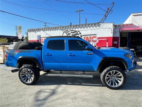 Toyota Tacoma Blue Fuel Off Road Blitz D693 Wheel Front