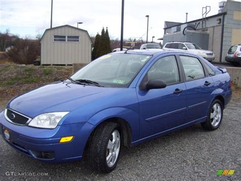 French Blue Metallic Ford Focus Zx Ses Sedan Photo