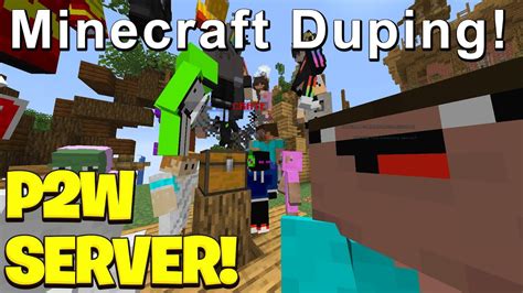 Duping Unlimited Money On P W Minecraft Server Youtube