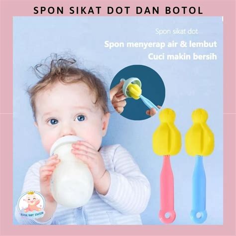 Jual Sikat Spon Dot Dan Botol Susu Simple Satuan Shopee Indonesia