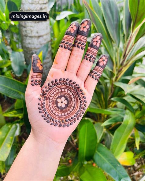 Best 30 Mehndi Designs For Rakhi Mixing Images