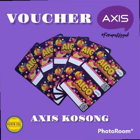 Jual Voucher Kosong Axis In Berlaku Nasional Exp Shopee