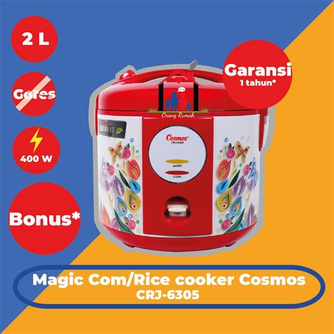 Jual Rice Cooker Magic Cosmos Crj Crj Harmond Kapasitas