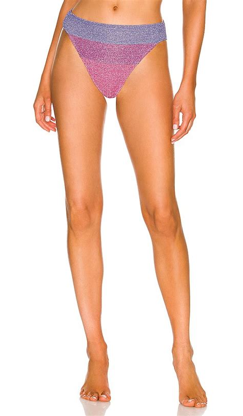 Beach Riot X Alexis Bikini Bottom In Purple Gemstone Colorblock