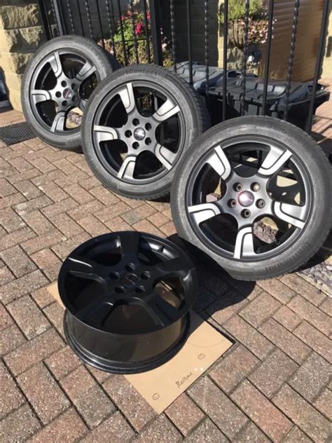 Vw Transporter T5 T6 Caravelle Sportline 18 Inch Alloy Wheels Genuine £