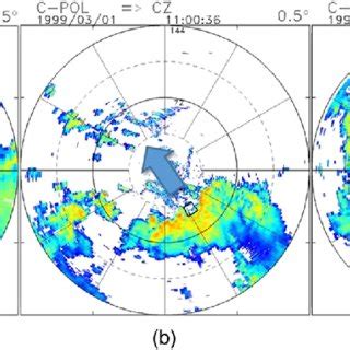 Reflectivity Cross Sections From A Cloudsat Cpr And B Nmq