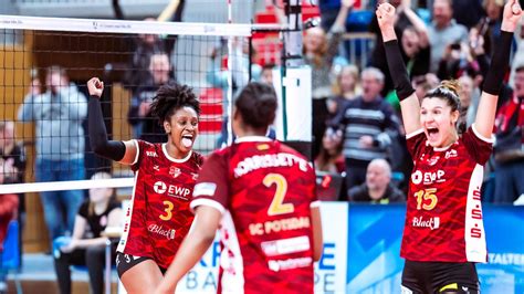 Sieg Gegen Calcit Kamnik Volleyballerinnen Des SC Potsdam Erreichen