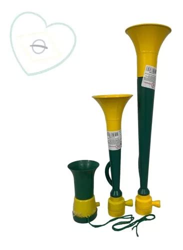 Corneta Brasil Vuvuzela Verde E Amarelo Copa Do Mundo 2022 MercadoLivre