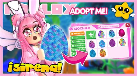 CONSIGO TODOS LOS NUEVOS HUEVOS DE SIRENA En ADOPT ME ROBLOX