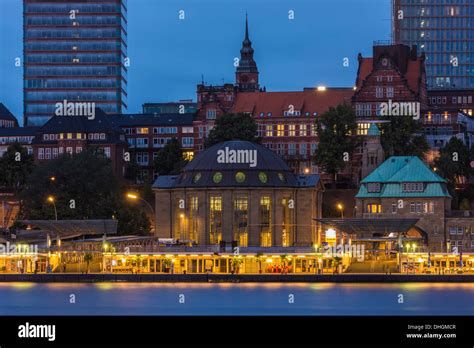 Old Elbtunnel at Landungsbrücken in Hamburg Germany Stock Photo Alamy