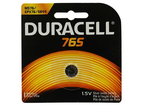 Duracell 76S 1 5V Silver Oxide Coin Cell Battery 1 Piece Blister Pack