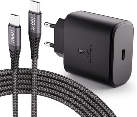 W Usb C Ladeger T Schnellladeger T F R Samsung Galaxy S S Ultra