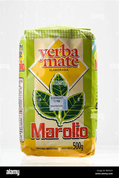 Pack of Mate tee, Yerba Mate tee Stock Photo - Alamy