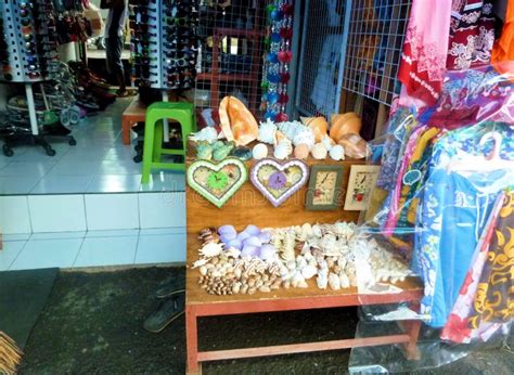 Collection of Souvenirs from Local Shop in Ubud Street Market, Bali ...