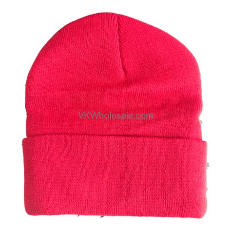 Red Winter Hat Wholesale 12 pk - VKWholesale.com