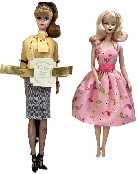 Lot 2 Very HTF Barbies Including 1 The Secretary Of The Barbie