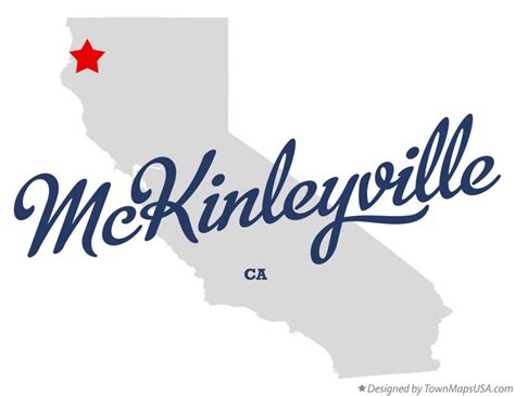 Map of McKinleyville, CA, California